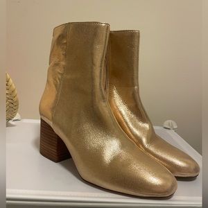 Gold bootie